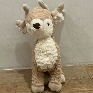 Jellycat Tan and Cream Plush Deer